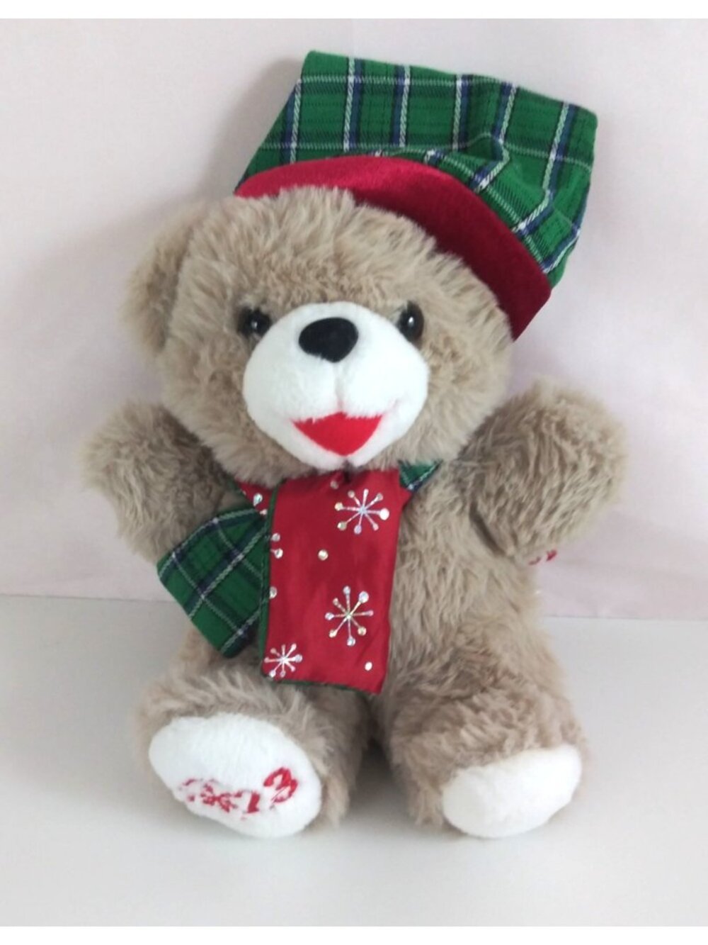 2023 Snowflake Teddy Bear 10" Plush Stuffed Animal Walmart